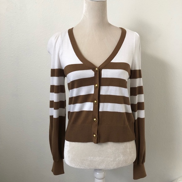 Michael kors stripe cardigan - Picture 1 of 10